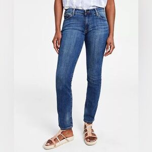 NWT Lucky Brand Women’s Sweet Straight Leg Mid-Rise Blue Jeans Denim 32 14
